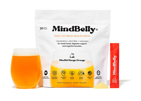 Gut-Brain Health Drink Psychobiotics + Nootropics for Mood & Cognitive Support