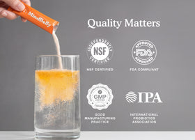 Gut-Brain Health Drink | Psychobiotics + Nootropics for Mood & Cognitive Support