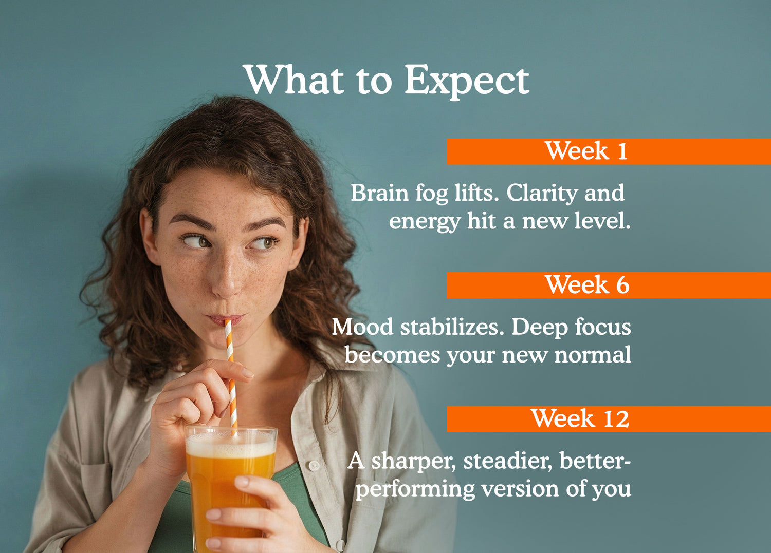 Gut-Brain Health Drink | Psychobiotics + Nootropics for Mood Boost &amp; Cognitive Performance| Mindful Mango Orange | MindBelly