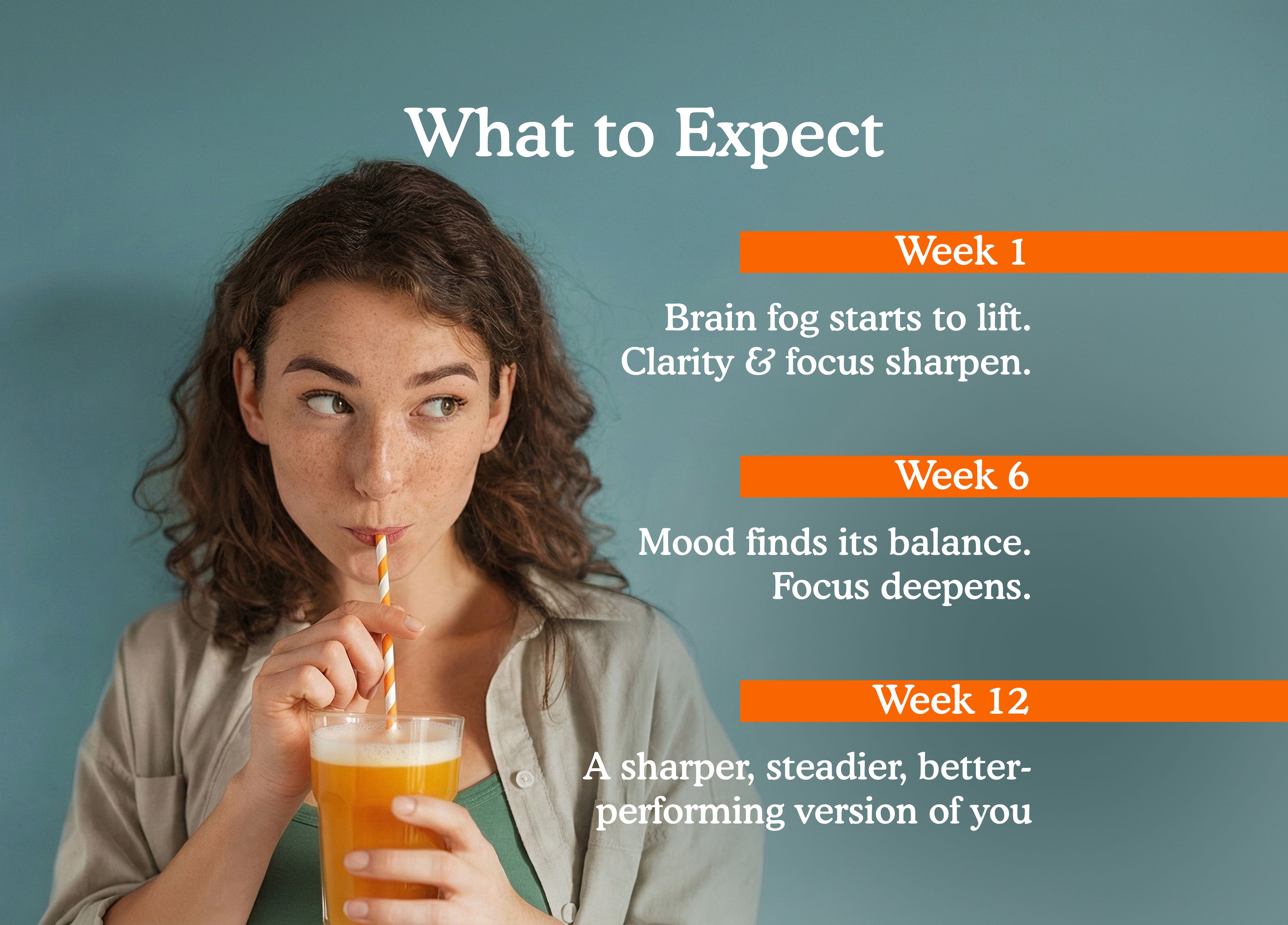 Gut-Brain Health Drink | Psychobiotics + Nootropics for Mood &amp; Cognitive Support