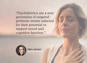Gut-Brain Health Drink | Psychobiotics + Nootropics for Mood & Cognitive Support