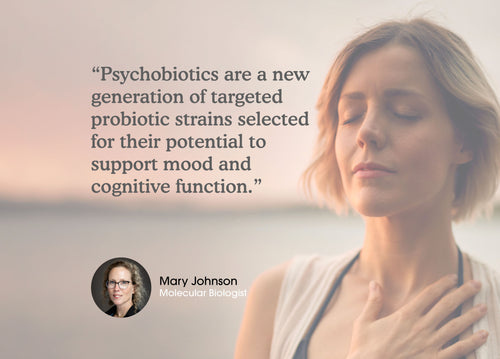 Gut-Brain Health Drink | Psychobiotics + Nootropics for Mood & Cognitive Support